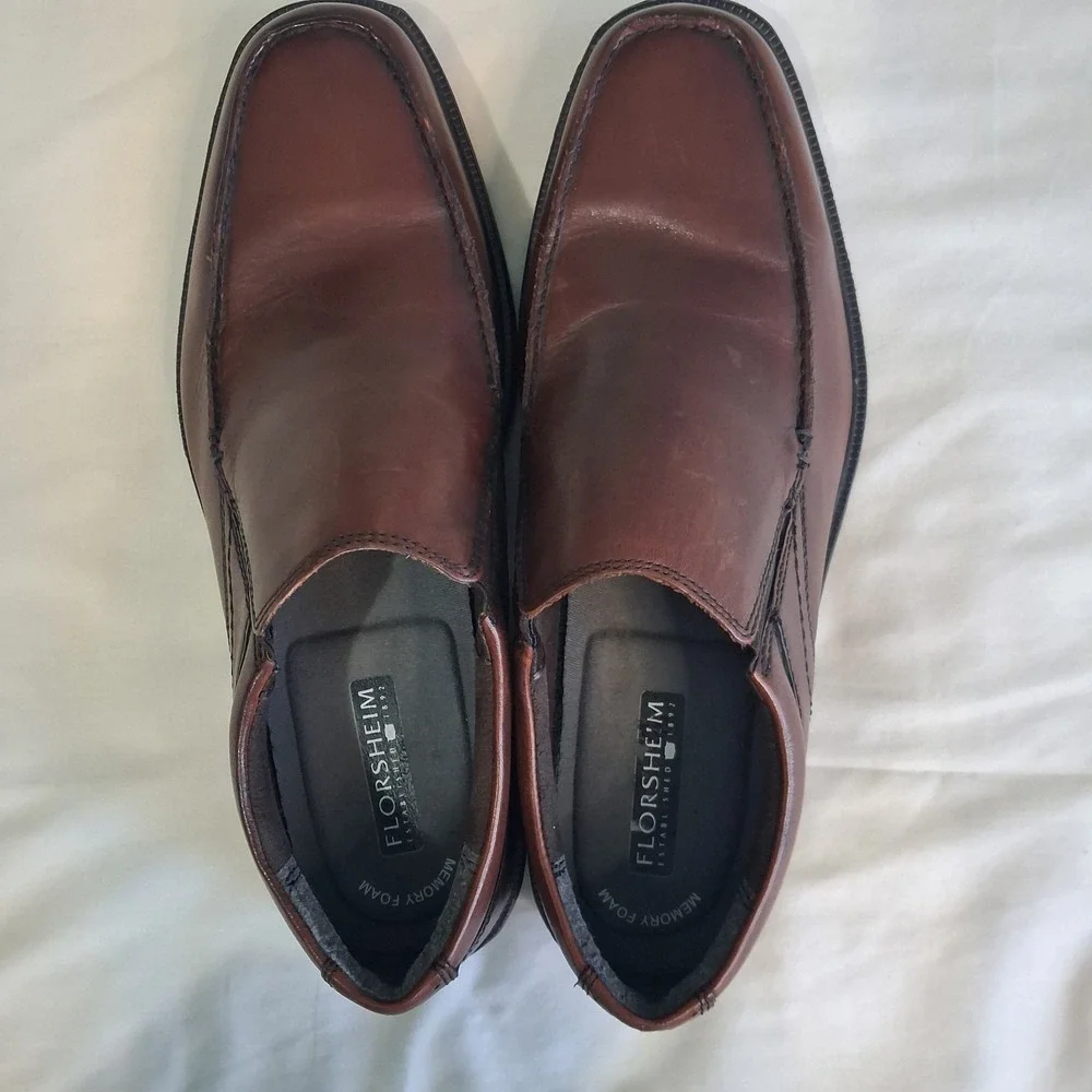 Florsheim Men's Moc Toe Shoe 11731 8.5 3E Lightweight Memory‎ Foam Insole Preppy